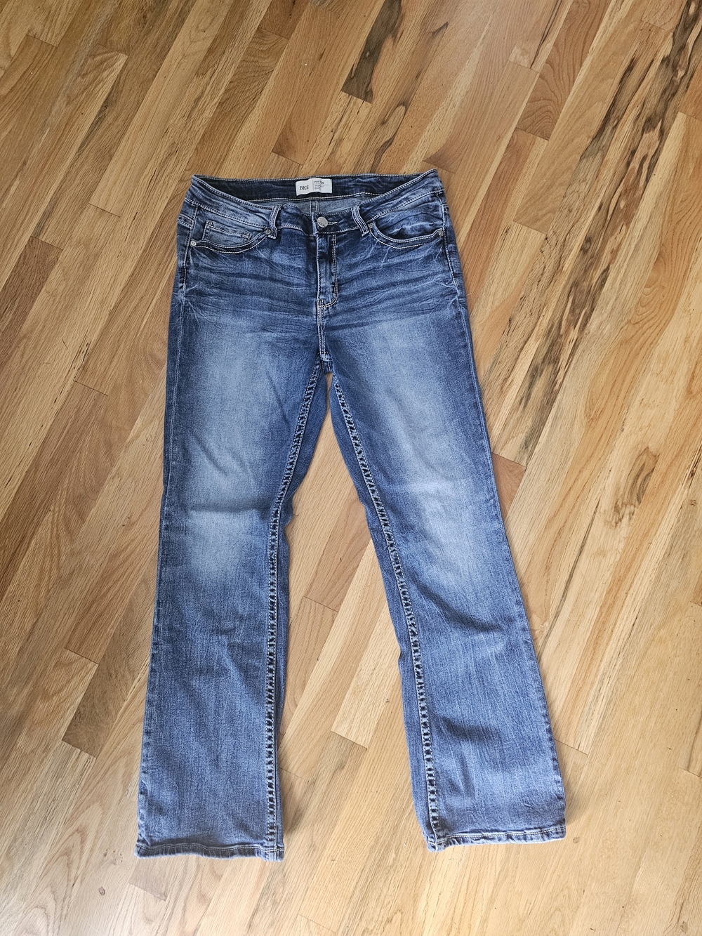 BKE Women's Medium Blue Bootcut Jeans